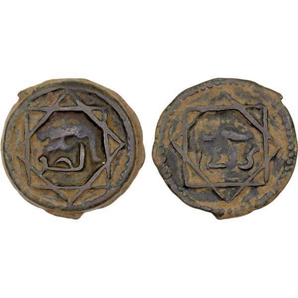 ALAWI SHARIF: Sulayman, 1793-1822, AE 3 fals (11.18g), al-Suwayra, AH1215, VF