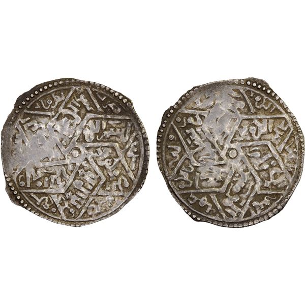 RASSID: al-Mansur 'Abd Allah, 1185-1217, AR dirham (1.82g), Zufar, AH677, VF