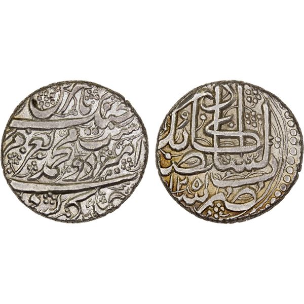 BARAKZAI: Dost Muhammad, 1st reign, 1824-1839, AR rupee (9.35g), Kabul, AH1250, AU