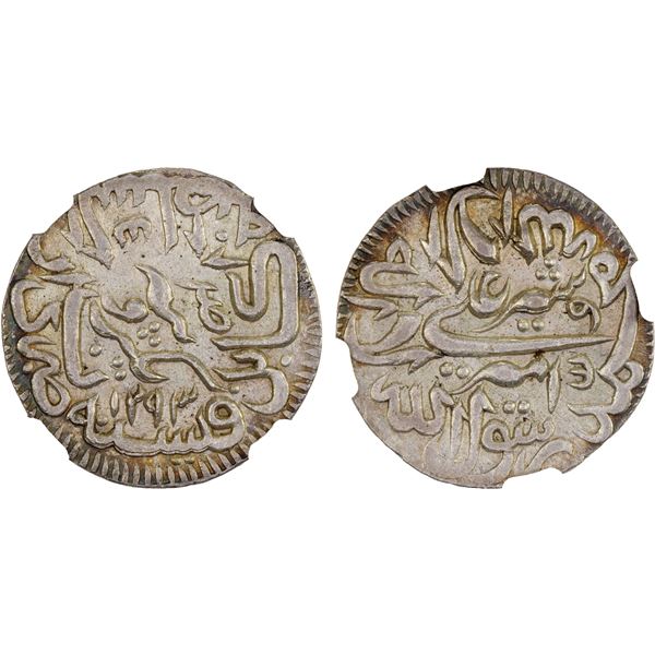 BARAKZAI: Sher 'Ali, 1863-1879, AR rupee, Kabul, AH1293, NGC MS63