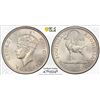Image 1 : SOUTHERN RHODESIA: George VI, 1936-1952, AR 2 shillings, 1944, PCGS MS63
