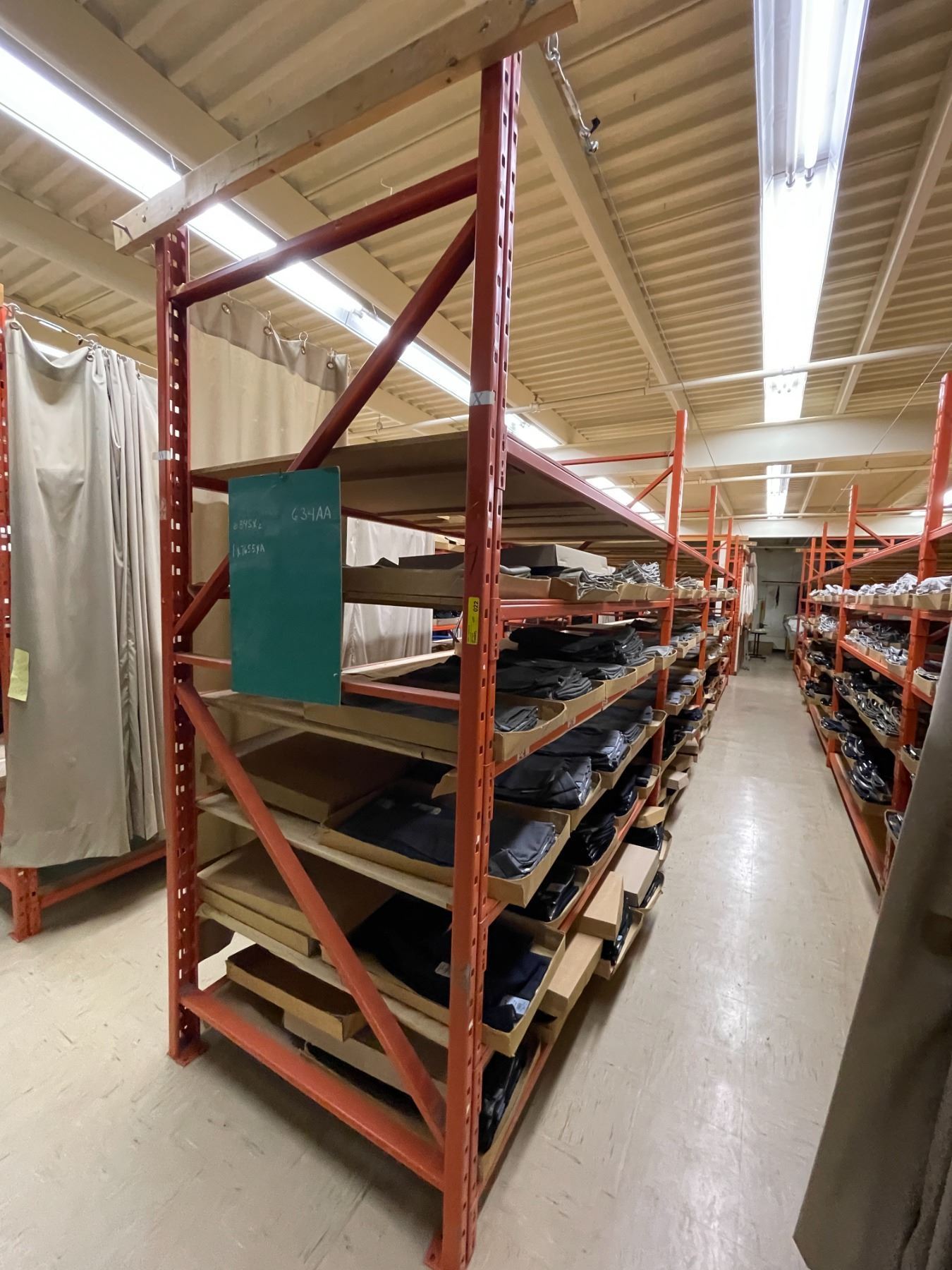 Adjustable Commercial Steel Warehouse Racking 4 x 8.25 x 9' (x4) (6 ...