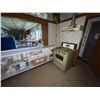Image 2 : Room lot - Contents of Kitchen Behind Cafeteria Window Including Fridge, Vintage Stove & Contents In