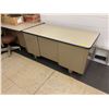 Image 2 : Group lot - Vintage Steel Desks (60 x 30 x 29" & 60 x 36 x 29") w/ Boxes of Clip Boards & Vintage Pa