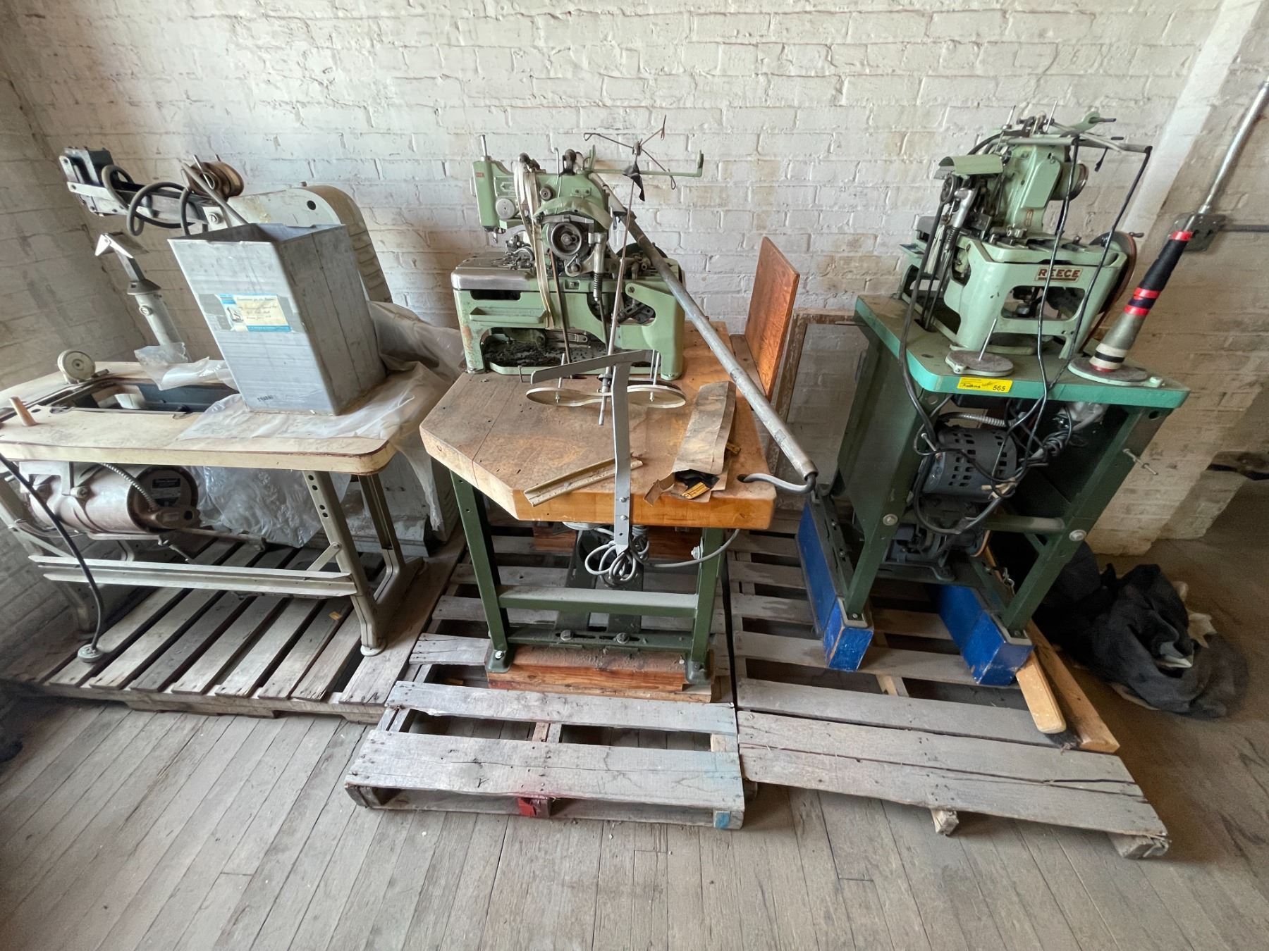 Reece Button 3 Pc - Reece Button hole Punch / Sewing Machines +Commercial Stapler