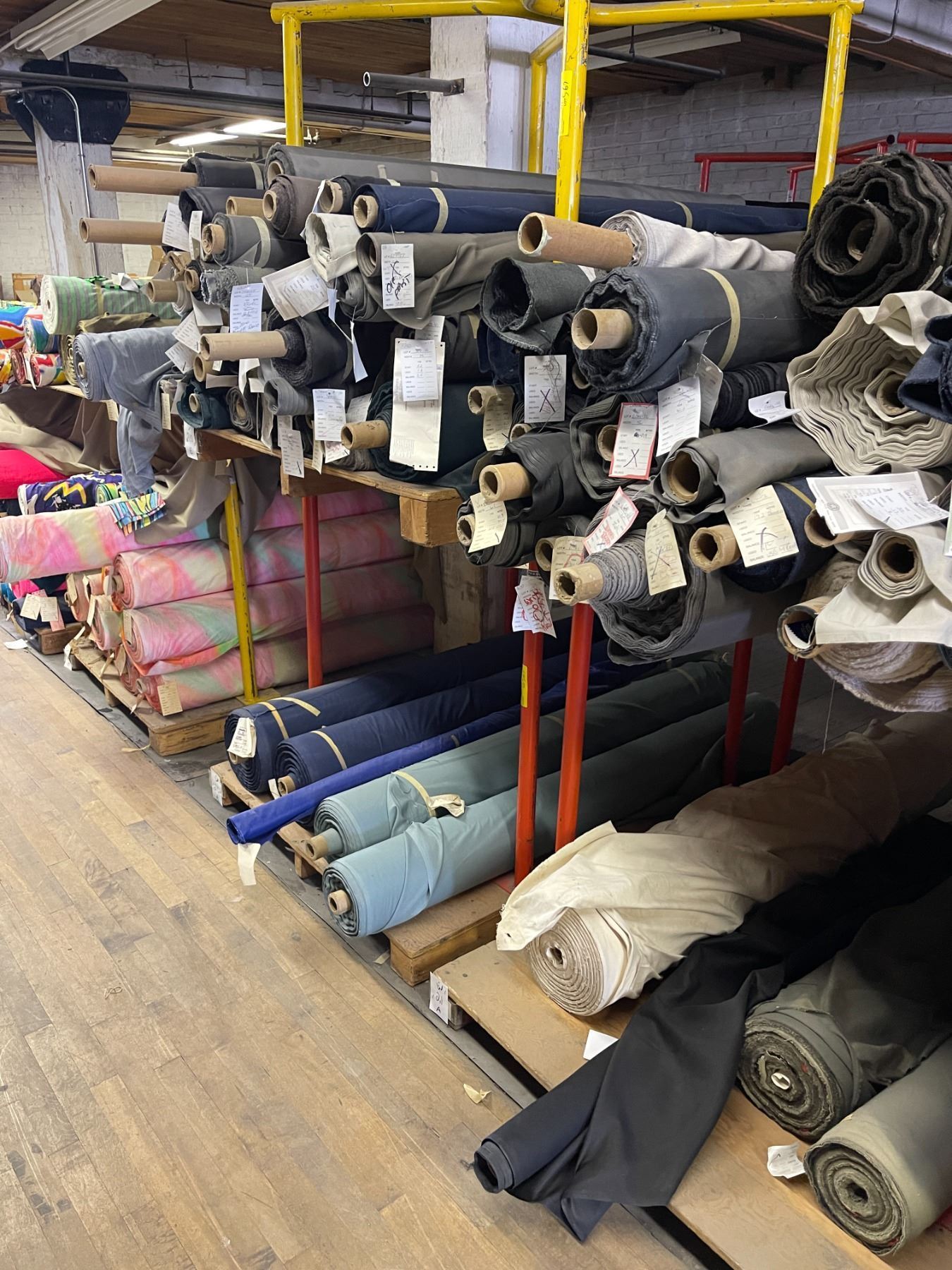 7 Pc - Stackable Pallet Rack of Fabric