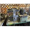 Image 2 : Pallet lot - Reece Button Hole Punch & Sewing Machine Station w/ 2 Chairs (Needs Adjusting)