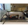 Image 2 : Pallet lot - Union Special Single Needle Sewing Machine Station + Wooden Workbench