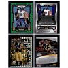 Image 1 : Justin Jefferson Green Wave Prizm, Hines Ward Silver Prizm Elevate Insert, Zay Flowers Silver Prizm 