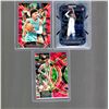 Image 1 : Victor Wembanyama Prizm Draft Picks, Kristaps Porzingis Red Cracked Ice Premier, & Lamelo Ball Red C