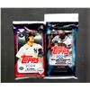 Image 1 : 2024 Topps Series 1 & 2 Baseball Value Fat Packs - 76 Total Cards - 2 Packs