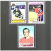 Image 1 : Ray Borque 1980 O Pee Chee '79-'80 Record Breaker Bilingual Card #2, Serge Savard 1975 Topps #144, E