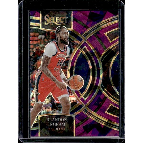 Brandon Ingram '23-24 Panini Select #27/99 Purple Cracked Ice #173