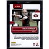 Image 2 : Brock Purdy Donruss Rated Rookie #374