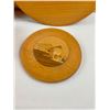 Image 2 : Wooden hand carved decorative plates and bowls