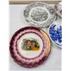 Image 2 : Assorted china plate lot