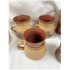 Image 2 : Burnt orange pottery set
