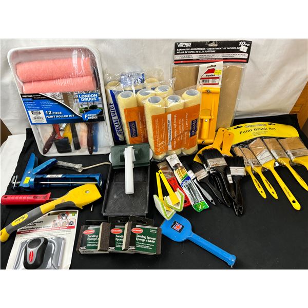 Assorted Painting Supples
