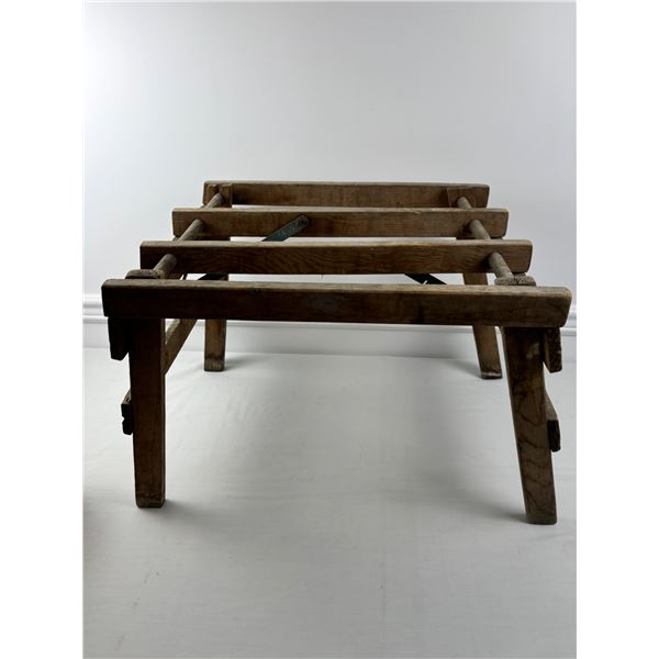 Vintage folding wooden stand