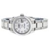 Image 3 : Rolex Ladies Quickset Stainless Steel White Diamond Datejust With Oyster Band Wr
