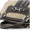 Image 4 : Gucci Brown Diamante Canvas Leather Cathrine Top Handle Shoulder Bag