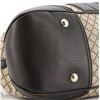 Image 5 : Gucci Brown Diamante Canvas Leather Cathrine Top Handle Shoulder Bag