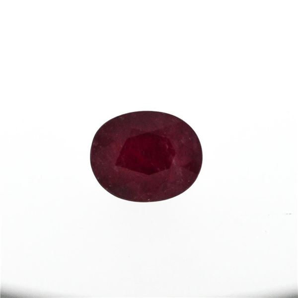 7.71 ctw Oval Cut Natural Ruby