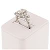 Image 3 : 1.05 ctw CENTER Diamond 18K White Gold Ring (2.03 ctw Diamonds)