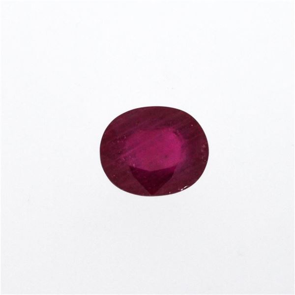 6.56 ctw Oval Cut Natural Ruby