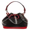 Image 1 : Louis Vuitton Black And Red Epi Leather Noe Shoulder Bag