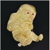 Image 6 : 18K Yellow Gold Ruby & Diamond Detailed Textured Baby Gorilla Monkey Brooch Pin