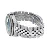 Image 8 : Rolex Mens SS 36MM Blue Vignette Diamond And Ruby Channel Set Diamond Datejust