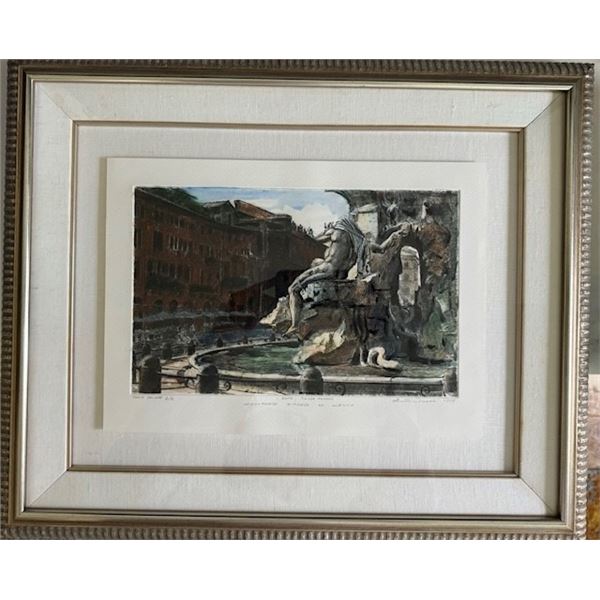 Piazza Navona by Ernesto Ornati