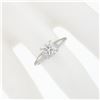 Image 3 : Vintage 14k White Gold 0.32 ctw Illusion Prong Diamond Solitaire Engagement Ring