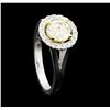 Image 4 : 1.25 ctw Diamond Ring - 14KT White And Yellow Gold