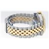 Image 5 : Rolex Mens Two Tone White Diamond And Sapphire 36MM Datejust Wristwatch