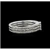 Image 1 : 0.52 ctw Diamond Ring - 14KT White Gold