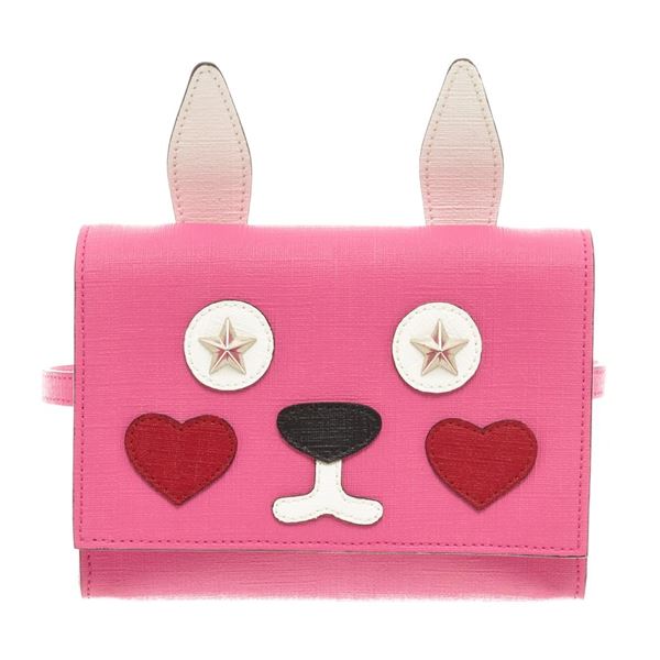 Gucci Pink Leather Children's Animal Waist Bag