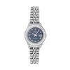 Image 2 : Rolex Ladies Quickset Stainless Steel Blue Roman Dial Diamond Lugs Wristwatch 26