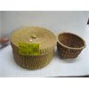 Image 1 : 2 WOVEN BASKETS