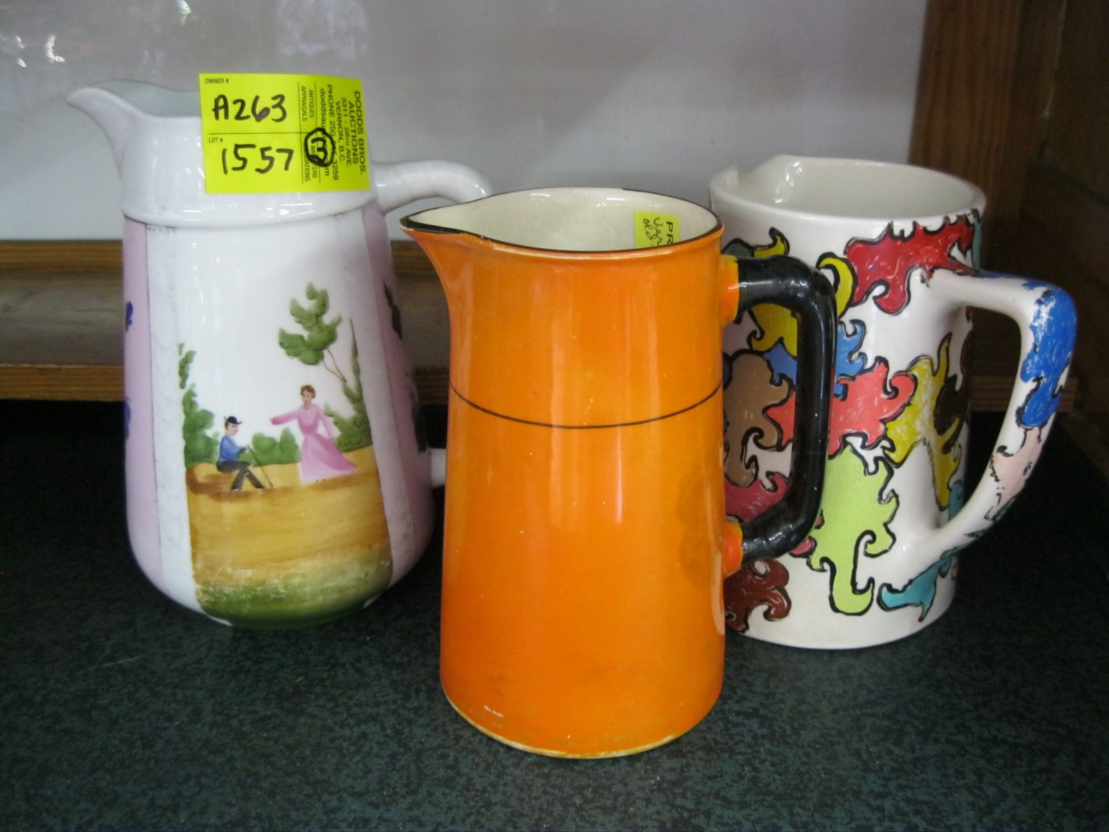 3 VINTAGE PITCHERS Dodds Auction 3-vintage-pitchers-dodds-auction
