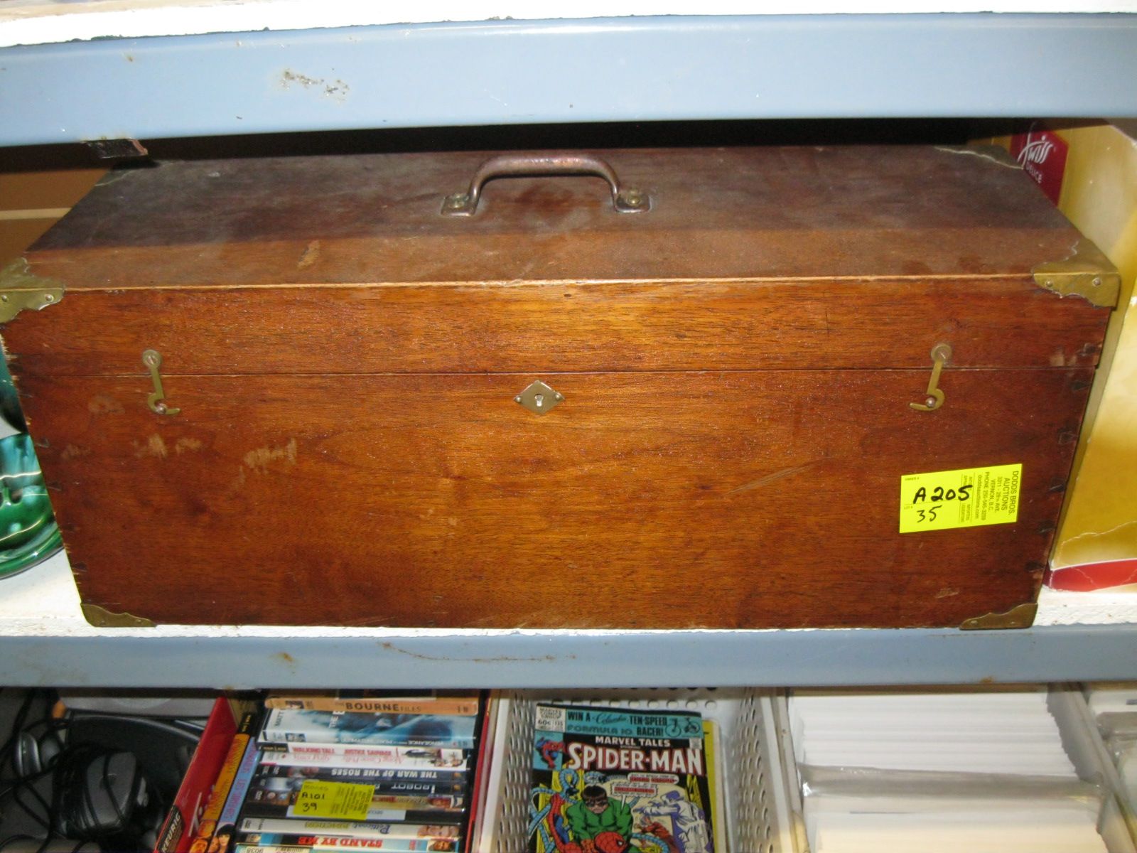 PROPPER MICROSCOPE IN WOOD CASE