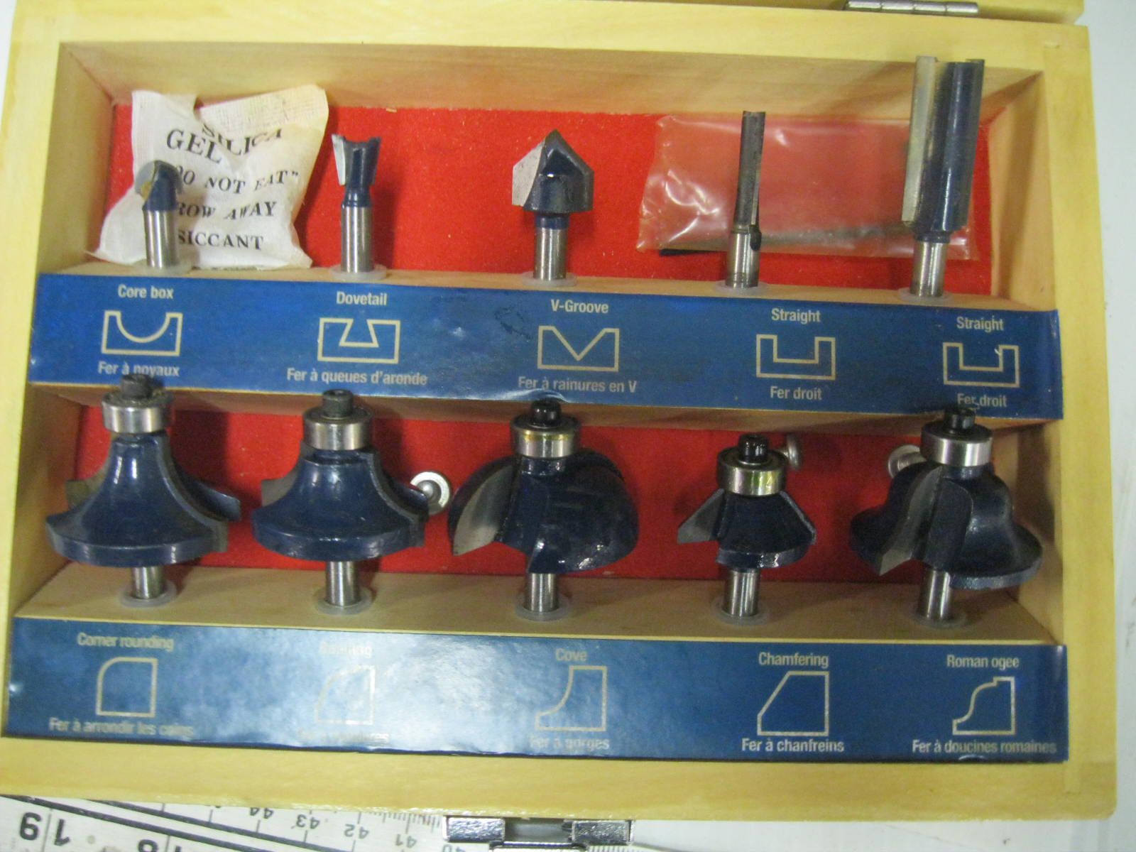 MASTERCRAFT ROUTER BIT SET - NEW - Dodds Auction