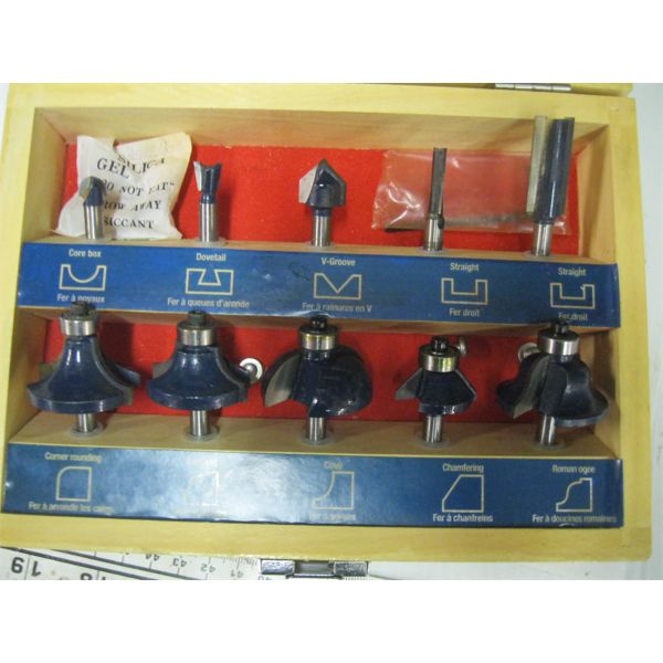 Mastercraft Router Bits Kit MASTERCRAFT ROUTER BIT SET - NEW