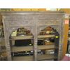 Image 2 : LG. CARVED FRONT WOODEN SHELF UNIT