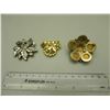 Image 2 : 3 Assorted Vintage Brooches
