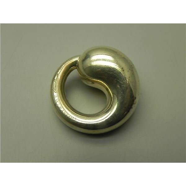 Authentic Tiffany & Co Signed Pendant 925 Silver