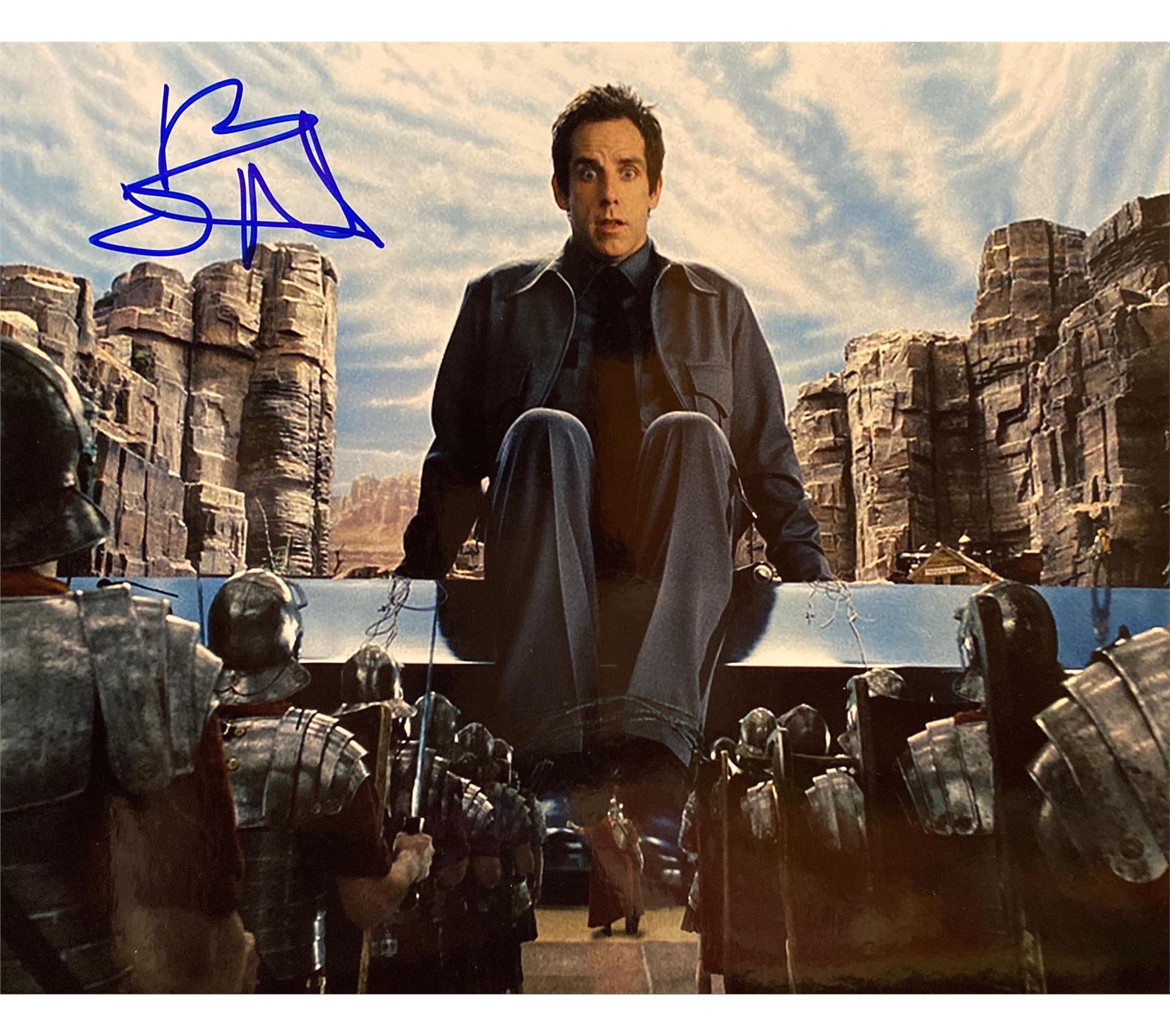 Night at the Museum Ben Stiller signed movie photo