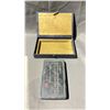 Image 2 : CASE OF GILT AND ENAMELED INK BLOCK
