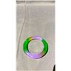 Image 1 : A LAVENDER AND GREEN JADEITE BANGLE